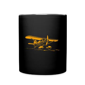 Avion ulm - Mug uni - noir - Devant