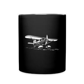 Avion ulm - Mug uni - noir - Devant