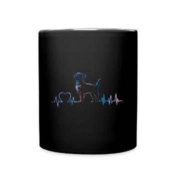 Amoureux des chiens Propriétaires de chiens Chiens Bruxelles Griffon - Mug uni - noir - Devant
