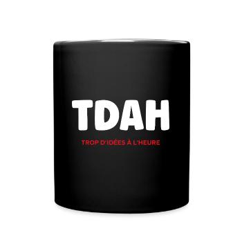 TDAH - Mug uni - noir - Devant