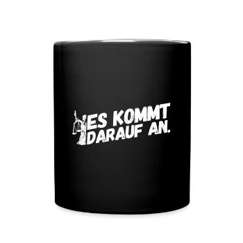 Anwalt Jurist Jura Richter Gesetz - Tasse einfarbig - Schwarz - Vorne