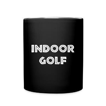 Indoor Golf - Full Colour Mug - black - Front