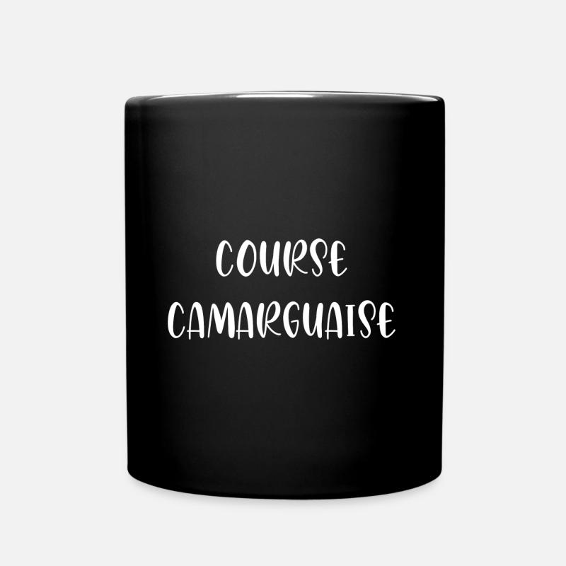 Course Camarguaise - Mug uni - noir