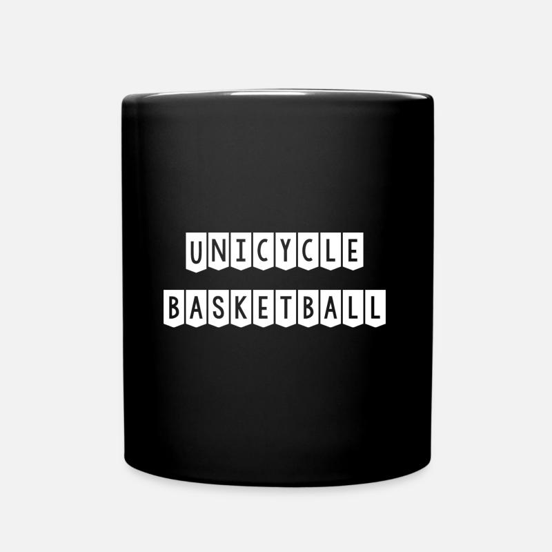 T-Shirt Einrad Basketball - Tasse einfarbig - Schwarz
