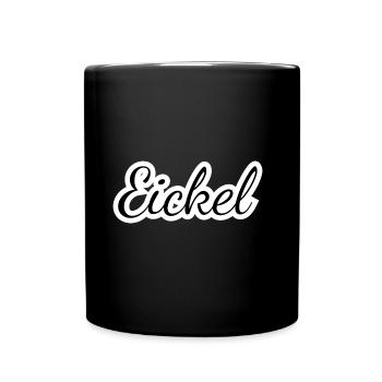 Eickel - Textdesign mit Stadtnamen - Tasse einfarbig - Schwarz - Vorne