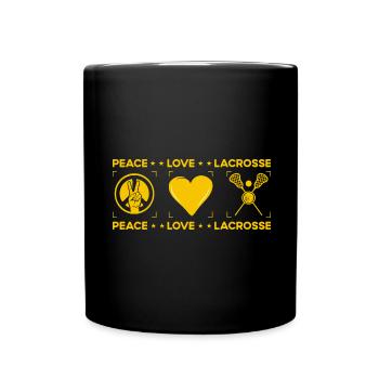 Lacrosse - Full Colour Mug - black - Front
