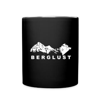 Berglust - (4) - Tasse einfarbig - Schwarz - Vorne