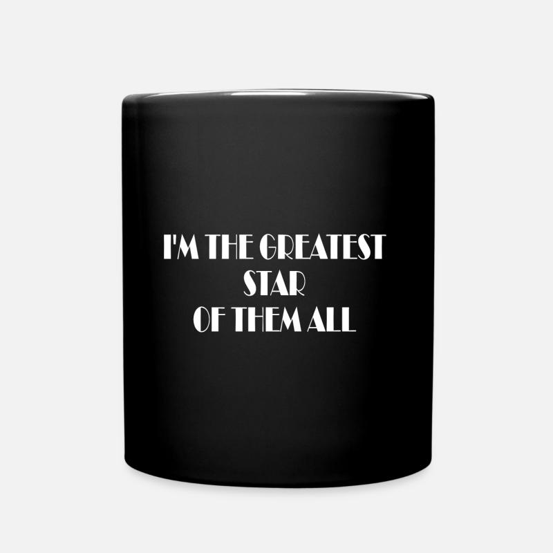 Grande star - Mug uni - noir
