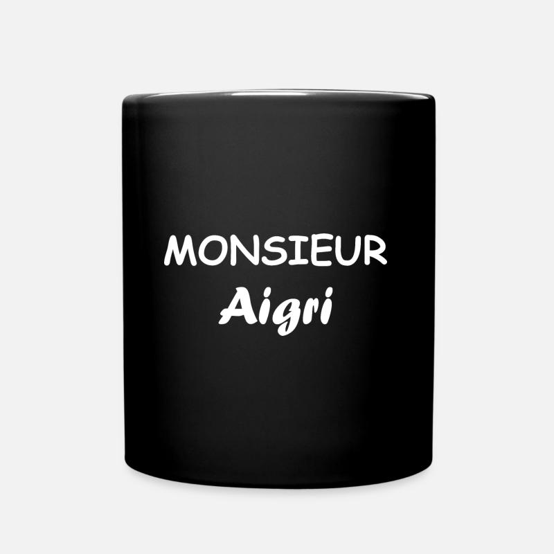 Monsieur Aigri - Mug uni - noir