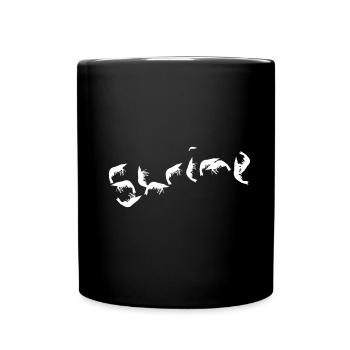 Shrimp-Shirt - Tasse einfarbig - Schwarz - Vorne