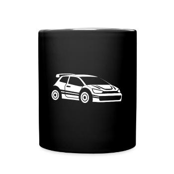 Rally Vehicle - Full Colour Mug - black - Front