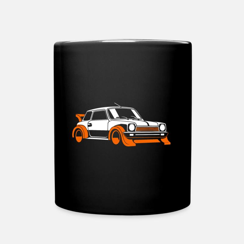 Rallye-Fahrzeug - Tasse einfarbig - Schwarz