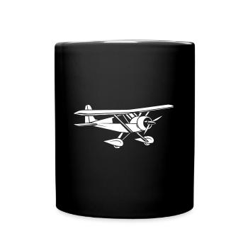 Ultraleichtflugzeuge für Flugzeuge - Tasse einfarbig - Schwarz - Vorne