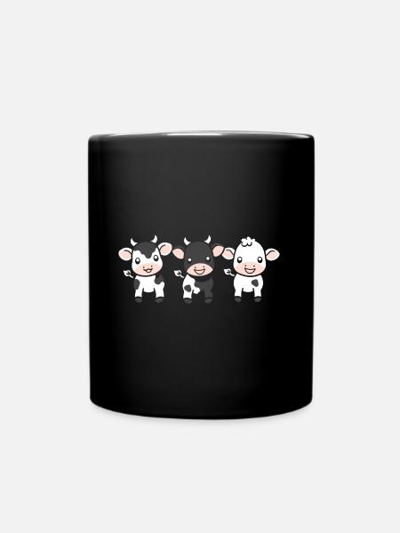 vache - Mug uni - noir