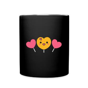bonbon - Mug uni - noir - Devant