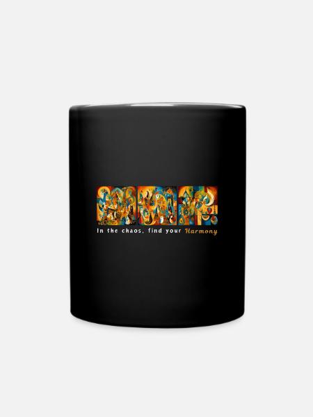 Find your harmony - Full Colour Mug - black