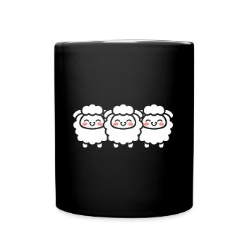 Sheep - Full Colour Mug - black - Front