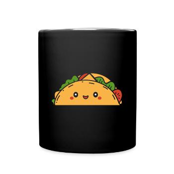 Tacos - Tasse einfarbig - Schwarz - Vorne