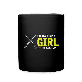 Funny Duck Hunting Design Hunters Hunting Ducks Design - Full Colour Mug - black - Front