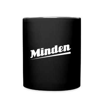 Minden - Textdesign mit Stadtnamen - Tasse einfarbig - Schwarz - Vorne