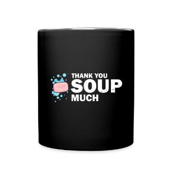 Homemade soap design for oil soap making - Full Colour Mug - black - Front