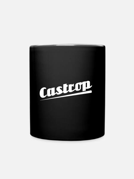 Castrop - Textdesign mit Stadtnamen - Tasse einfarbig - Schwarz
