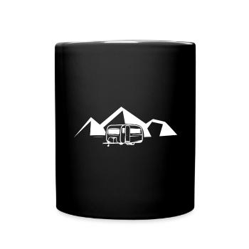Berg - Karawane - (8) - Tasse einfarbig - Schwarz - Vorne