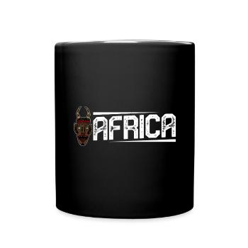 Africa Mask African Afro History - Full Colour Mug - black - Front