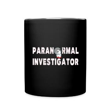 Paranormaler Ermittler Auf Geisterjagd - Tasse einfarbig - Schwarz - Vorne