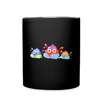 Colorful shit,shit , family,pastel - Full Colour Mug - black - Front