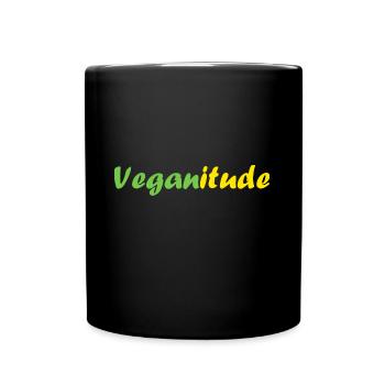 Légumes Humour je suis vegan - Mug uni - noir - Devant