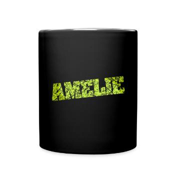 Amélie - Mug uni - noir - Devant