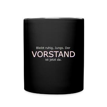 Vorstand CEO Chef - Tasse einfarbig - Schwarz - Vorne