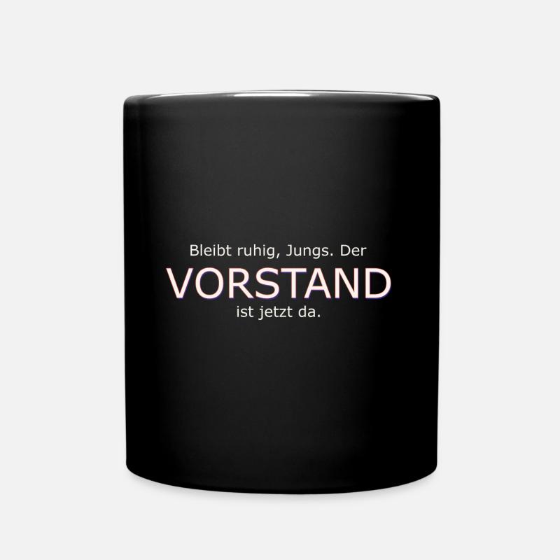 Vorstand CEO Chef - Tasse einfarbig - Schwarz