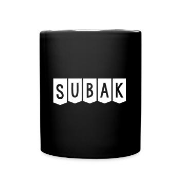 Subak Kampfkunst Korea - Tasse einfarbig - Schwarz - Vorne