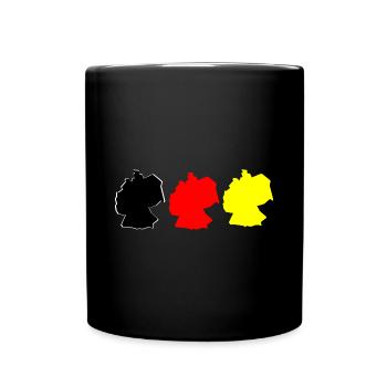 Deutschland Roadtrip Urlaub Ferien T-Shirt - Tasse einfarbig - Schwarz - Vorne