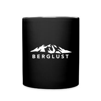 Berglust - (8) - Tasse einfarbig - Schwarz - Vorne