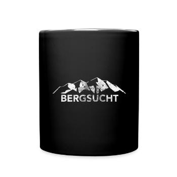 Bergsucht - (2) - Tasse einfarbig - Schwarz - Vorne
