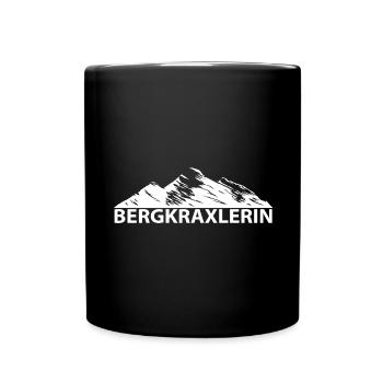 Bergkraxlerin - (2) - Tasse einfarbig - Schwarz - Vorne