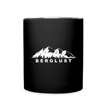 Berglust - (10) - Tasse einfarbig - Schwarz - Vorne