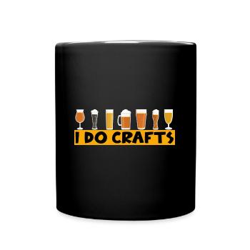 I Do Crafts Craft Beer Ipa Lover - Full Colour Mug - black - Front