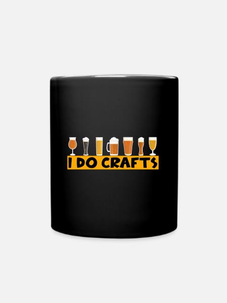 Ich mache Craft-Bier-Ipa-Liebhaber - Tasse einfarbig - Schwarz