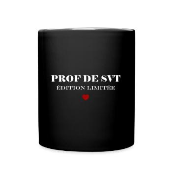 Professeur de svt - Mug uni - noir - Devant