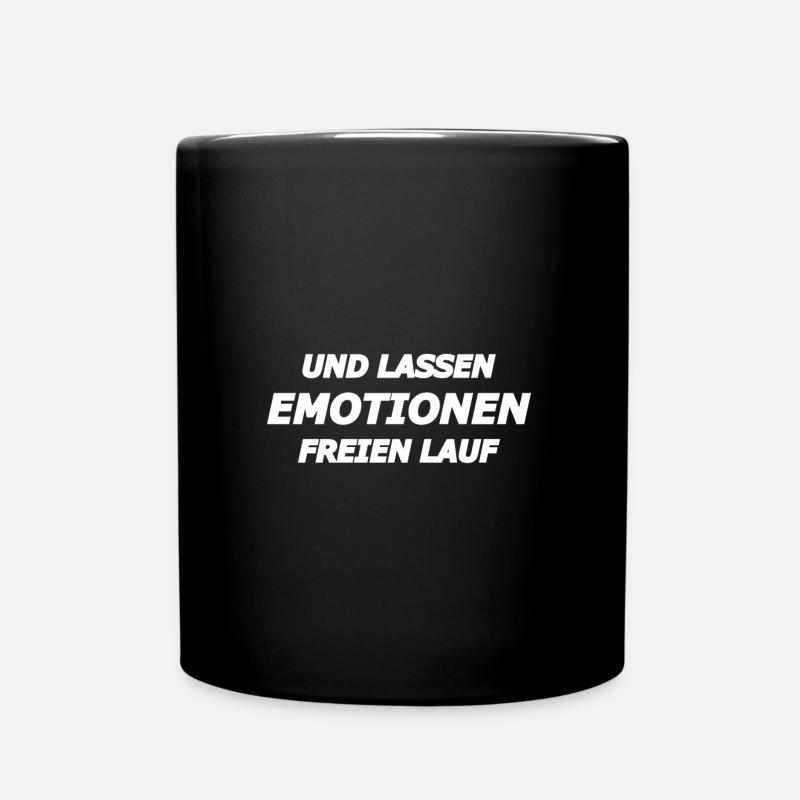 Et laisser libre cours aux émotions - Mug uni - noir