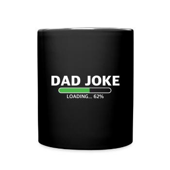 Loading Papa Joke | funny sayings, child - Full Colour Mug - black - Front