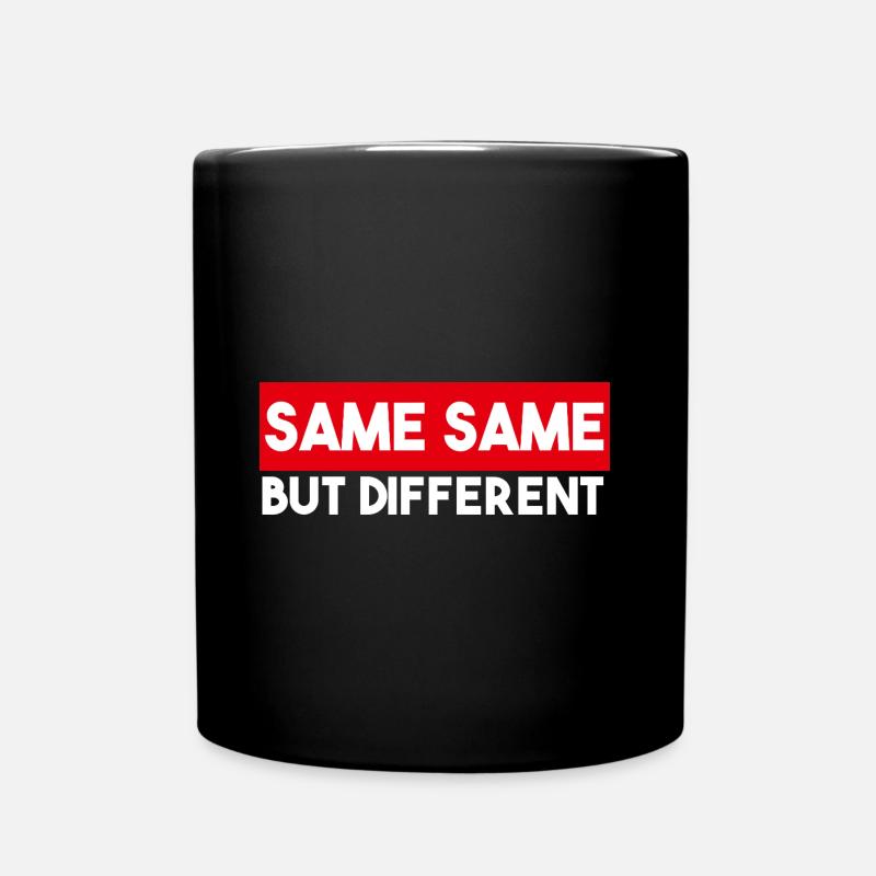 Same Same But Different - Full Colour Mug - black