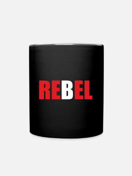 REBEL - Full Colour Mug - black
