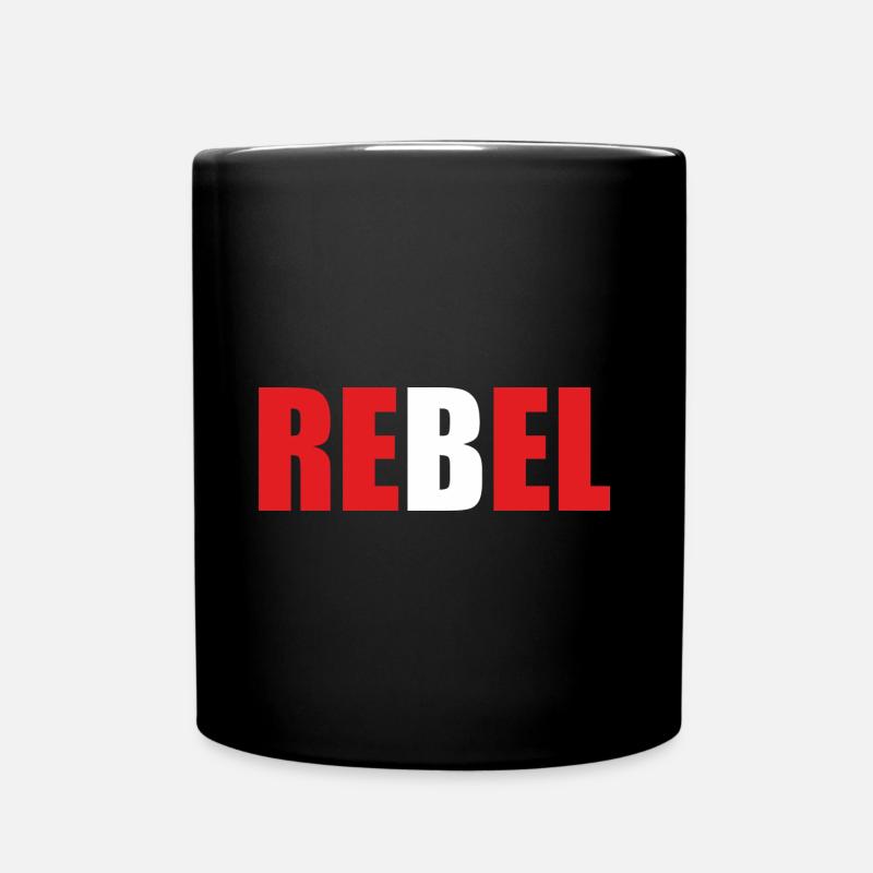 REBEL - Full Colour Mug - black