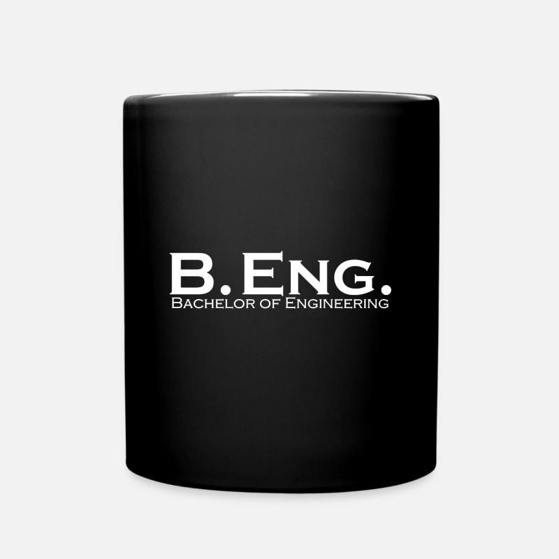 Bachelor of Engineering BEng - Tasse einfarbig - Schwarz