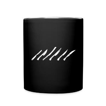 Father and Messerasmmler Messerfan Papa Design - Full Colour Mug - black - Front
